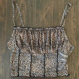 Leopard tank top